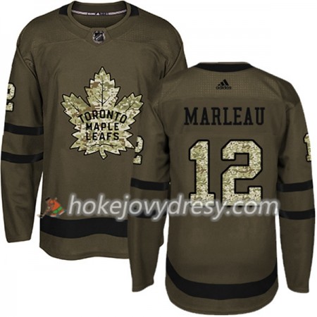 Pánské Hokejový Dres Toronto Maple Leafs Patrick Marleau 12 Adidas 2017-2018 Camo Zelená Authentic